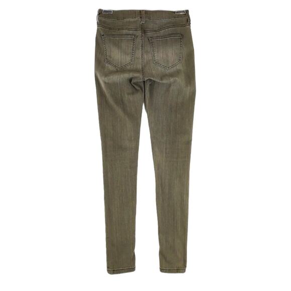 ALTAR'D STATE Gray-Green Low Rise Stretch Skinny Jeans Women's Jr Sz 25/1 - Picture 2 of 6